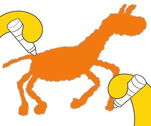 раскраски Живо́тные для самых маленьких