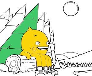 раскраски Природа