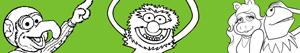 раскраски Muppet