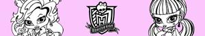 раскраски Monster High Baby