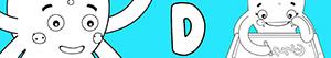 раскраски Имена для девочек с буквой D