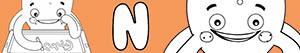 раскраски Имена для мальчиков с буквой N