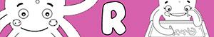 раскраски Имена для девочек с буквой R