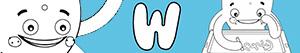 раскраски Имена для мальчиков с буквой W