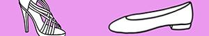раскраски Обувь для женщин