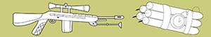 раскраски Оружие